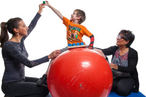 Child & Large peanut ball